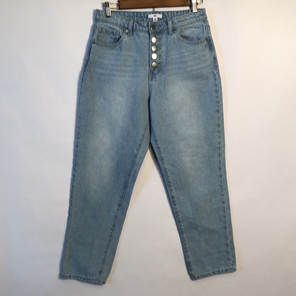 BP button fly extra high rise mom jeans sz28 - Picture 3 of 10